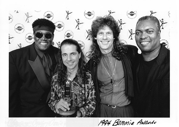 Clarence Clemons, Craig Chaquico, Ozzie Ahlers, and Booker T. Jones
